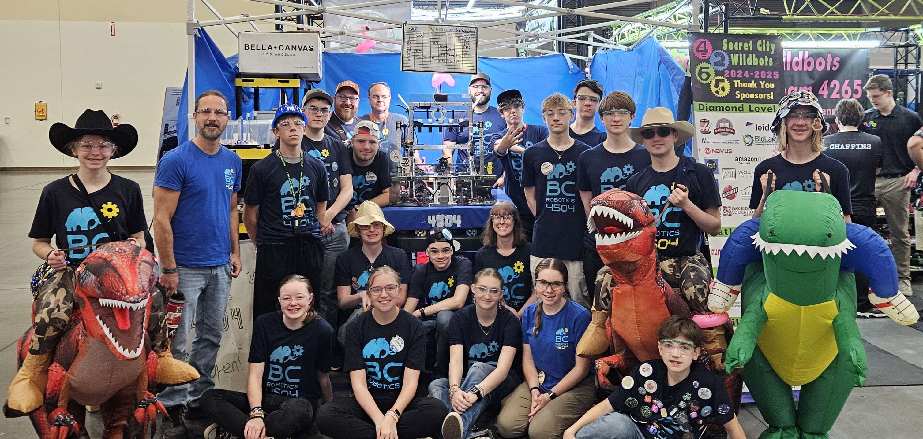 Team 4504 in the pit
